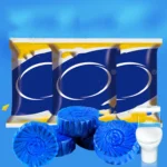 Automatischer Toilettenschüsselreiniger, Brausetablette, schneller Entferner, Urinfleck, Deodorant, gelber Schmutz, Toilettenreinigungswerkzeuge 2