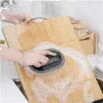 1-teilige Schwammbürste mit Griff, magische Kraft zum Reinigen von Töpfen und Schüsseln, Schmutzentfernung und Rostentfernungsbürste 4