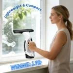 Kabelloser elektrischer Fensterstaubsauger-Set, Sprühreinigungswerkzeug, 10-Zoll-Abzieherblatt für Duschen, Glas, Arbeitsplatten, Fliesen, 2200 mAh 4
