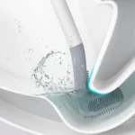Silikon-Toilettenbürste in Golfform mit Halter-Set, WC-Reinigungsbürste, wandmontierte Toilettenbürste und Trockenhalter für Badezimmer 2