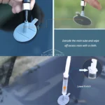 Auto Windschutzscheibe Reparatur Harz Kit Werkzeuge Windschutzscheibe Brechen Kratzer Restaurierung Schutz Aufkleber Glas Reiniger Pflege Keine Spur Waschen 4