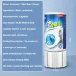 Toilettenschüsselreiniger, blaue Blase, automatische Geruchsentfernung, automatische Toilettenreinigungsflüssigkeit, Desodorierungs- und Geruchsentfernungsblase 6