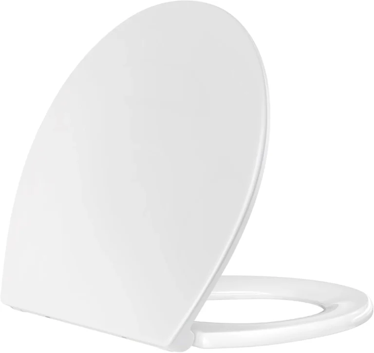 SAMODRA Toilettensitz mit Absturzsicherung O-förmiger Toilettensitz aus UF-Material (O-Form)
