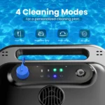 2025 Verbesserter automatischer Y50-Schwimmbadreiniger. Leistungsstarker kabelloser Roboterreiniger mit 4 Motoren, selbstparkend für oberirdische Pools 3