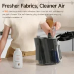 Uwant Y100 Dampfreiniger 18000Pa Teppichreiniger 1750W 100 ° C Steam 60 ° C Heißwasser-Selbstreinigungsgerät für Sofa, Auto, Schuhe, Tierhaare (Jetzt bestellen und kostenlosen Geruchsentferner-Stick erhalten) 7