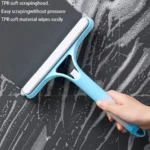 3-in-1-Glasreinigungswerkzeug für Badezimmerspiegel und Fenster zu Hause, Wasserwischerrakel für Dusche und Glasoberflächen 4