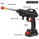50Bar Akku-Hochdruckreiniger Waschmaschine Spray Wasserpistole Autowaschdruck Wasserreinigungsmaschine für Makita 24V Akku 5