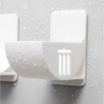 2 Stück an der Wand montierter Müllbeutelhalter – selbstklebender Mehrzweckspender für Küche und Badezimmer, platzsparender Organizer 5