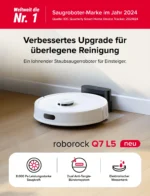 roborock Q7 L5 (Upgrade-Version von Q5 Pro) mit 8000Pa extrem starker Saugleistung, doppeltem Anti-Verwicklungs-System, präziser LiDAR-Navigation und intelligenten Sperrzonen 3