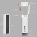 7-in-1-Reinigungsset für Laptop-Tastaturen, Computer-Tastatur-Reinigungsbürste, Kopfhörer-Reinigungsstift für AirPods, iPhone Keycap Puller Set 6