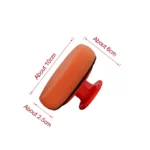 Auto wachs applikator pads mit rotem Griff, weichen Schwamm applikatoren, Schaum wachs pad zum Polieren und Reinigen von Autos 5