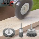 10 Stile Stahlbürsten: Radbürste, Metallpolierbürste, Rotationsbürste zur Rost- und Korrosionsentfernung, Kantenschleifbürste, Entgratungsbürste 5