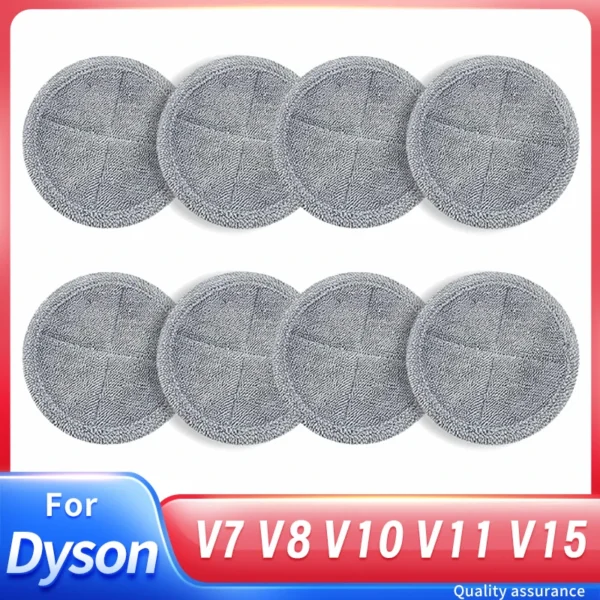 Für Dyson Elektrischer Mopp, waschbar, abnehmbares Wischpad, Reinigung, Mikrofaser, wiederverwendbar, einfach zu installieren, Ersatzteile, Bodenwaschen