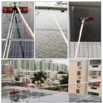 29,53 Fuß Solarpanel-Reinigungsbürste Fensterbürste mit Teleskopgriff Drehbare Solarpanel-Reinigungsausrüstung, Reinigungsset 5