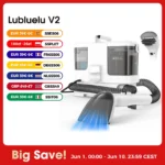 Lubluelu 16KPa Tragbarer Teppichreiniger 600W Polsterreiniger Spezieller Fleckenentferner für Haustiere Leistungsstark für Sofa und Autositze
