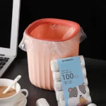 100PCS Verdicken Desktop Kleine Müll Taschen Haushalt Auto Mini Einweg Kunststoff Müll Taschen Müll Tasche