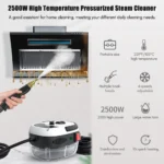 2500W Tragbarer Dampfreiniger Hochtemperatur-Druckdampfreinigungsgerät zum Entfernen Hartnäckiger Fettverschmutzungen und Flecken 3