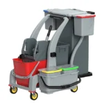 Neues Design Hausmeister-Reinigungswagen Optionales Modell Moderne und Praktische Reinigungsprodukte Hotel-Trolley 5