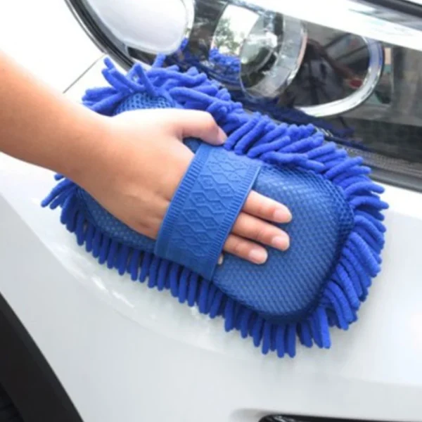 1pc Auto Waschen Handschuh Mikrofaser Chenille Auto Waschen Schwamm Pflege Waschen Detaillierung Pinsel Pad Multifunktions Reinigung Werkzeug