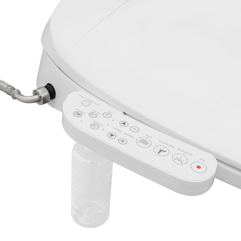 Beheizbarer Intelligenter Toilettensitz mit LED-Nachtlicht & Schaumflasche für Zuhause und Hotelbadezimmer 2