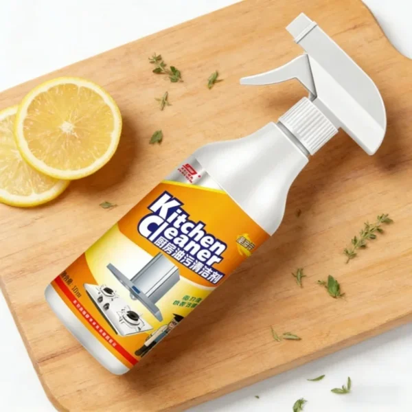 Starker Entfetter für Ölverschmutzungen Küchenreiniger Kraftvoller Reiniger für Grills, Öfen und Kochfelder Ölentferner für den Haushalt Reinigungsspray für Kochbereiche