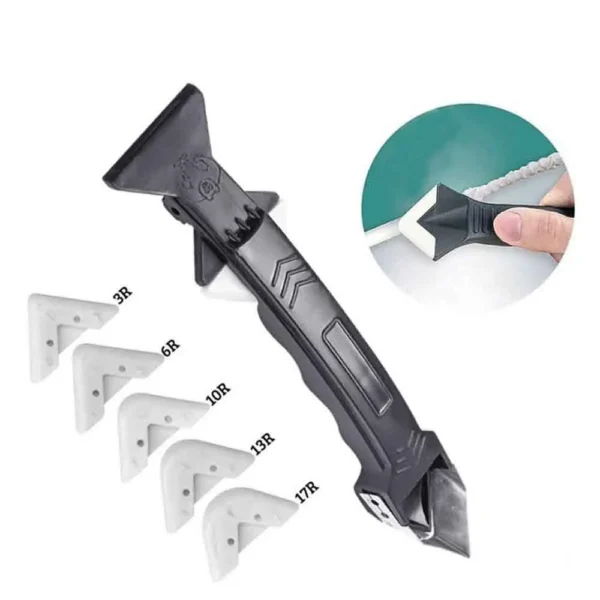 Silikon Schaber Rakel Kleber Entferner Messer Abdichten Winkel Schönheit Riss Kelle Werkzeug Mörtel Schaber Kit 3in1 Multifunktionale Hause