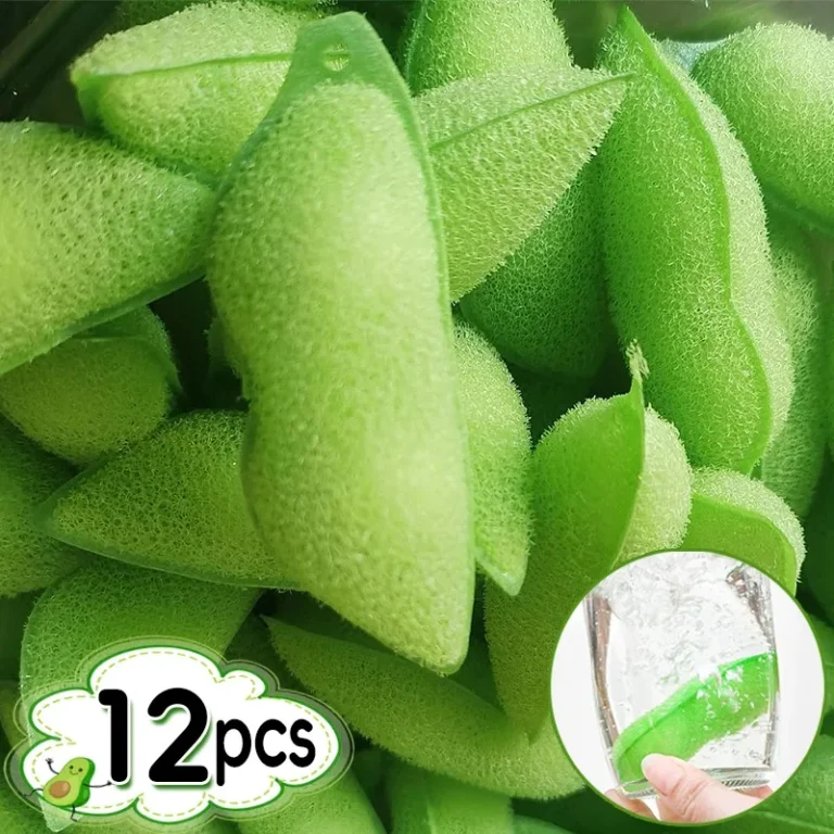 Magic Pea Reinigungsschwamm, Küchenbecher, Flasche, saubere Bürste, wiederverwendbar, für Kaffee, Tee, Wein, Getränke, Glasflaschen, Reiniger, Bürsten, Wäscher