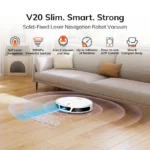 ILIFE V20 Roboterstaubsauger, 5000 Pa Saugleistung, SOF LiDAR Smart Navigation, APP-Steuerung, anpassbare Reinigung, selbstaufladend 2