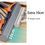 Bodenroller-Mopp, PVA-Schwamm, Boden-Quetschmopp für die Reinigung, effiziente Reinigung, saugfähiger Schwamm-Mopp für Hartholz, Fliesen, Marmor 3