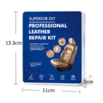 Professionelles Flüssigleder-Reparaturset, Autositz-Sofa-Leder-Restaurierungsset zum Ausbessern von Kratzern, Rissen und Löchern 6