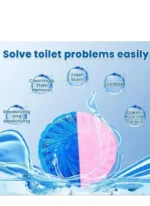 6/12 Stück langlebige Toilettenschüssel-Reinigungstabletten – nachhaltige Auslösetechnologie für robuste Flecken, automatischer Toilettenreiniger 2