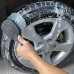 Auto Rad Reinigungs bürste Detail Bürste Kurz griff Reifen Felge Wasch bürste Fahrzeuge Reinigung Wartung Zubehör für Auto in eingestellt 3