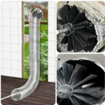 Flexible Schornstein-Reinigungsbürste, ausziehbar, flexibler Trockner, Entlüftungsreiniger, weiche Borsten, effektives Luftkanal-Reinigungswerkzeug 4