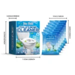 6 Stück Toilettenreinigungs-Tabletten, Haushaltsreiniger, Effektiv gegen Urinflecken, Reduziert Gelbe Schmutzpartikel, Reichhaltiger Schaum, WC-Reinigungsblätter 6