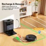Lubluelu S1000 Roboter-Staubsauger mit Wischfunktion und Selbstreinigungsstation 10000Pa 75 ℃   Heißwasser-Wasch- und Trocknungsgerät für Teppiche zur Verbesserten Reinigung im Haushalt 5