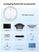 Vyzzle 2026 Neuer Roboter-Staubsauger 5000Pa Saugkraft Lidar-Navigation App-Steuerung 3-in-1 Kehren Wischen Multi-Etagen-Kartierung 8