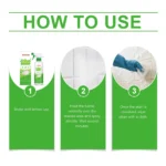 JAKEHOE Mehrzweck-Reinigungsspray, 120 ml, leistungsstarke Keramik-Fleckenentfernungs-Entkalkungsflüssigkeit für Badewanne, Closestool, Tisch, Boden 5