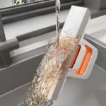 Stark Saugfähiger Mini-Mopp Staubentfernung Tragbarer Reinigungsmopp mit Schwamm Mini-Schwamm-Mopp Nass und Trocken Badezimmer Schreibtisch Glas 5