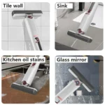 2-24Pcs Mini Mopp Klapp Mini Mopp Leistungsstarke Squeeze mit Selbst-quetschen Küche Boden Waschen Schreibtisch Fenster auto Wc Sauber Werkzeuge 2
