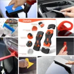 Fenstertönungsset für Autos, Fahrzeug, Glas, Schutzfolie, Verpackungsset, Vinylfolie, Werkzeuge, Fenstertönung, Werkzeuge, Autofolien-Set, Rakel 6