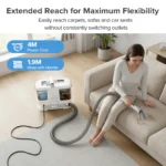 Lubluelu 16KPa Tragbarer Teppichreiniger 600W Polsterreiniger Spezieller Fleckenentferner für Haustiere Leistungsstark für Sofa und Autositze 3