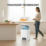 Sensor-Mülleimer 16L Intelligenter Sensor-Abfalleimer IPX5 Wasserdicht PP-Material für Küche Bad Büro Haushalt