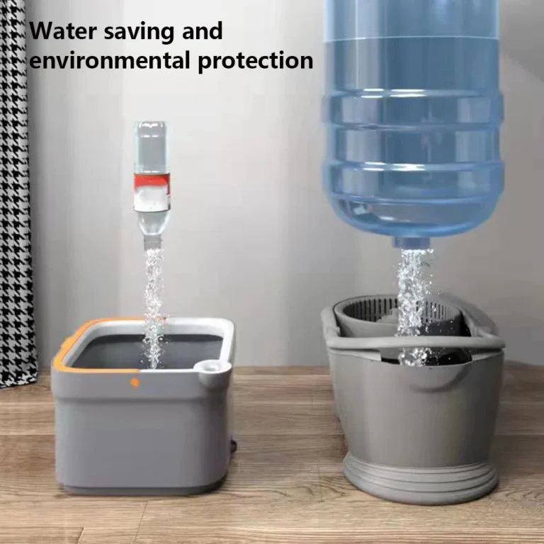 Haushaltsreinigungsmop mit Wasserabscheidung, 4/6/8/10-teiliges Mopptuch-Set, Automatischer Bodenmop, Mikrofaser-Schmutztrennmop, Selbstreinigend 2