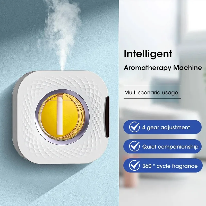 Automatische Aromatherapie-Maschine, tragbares Duftsprühgerät, Diffusor für ätherische Öle, Badezimmer, Luftdesodorierung, Hilton Lavendelöl 2