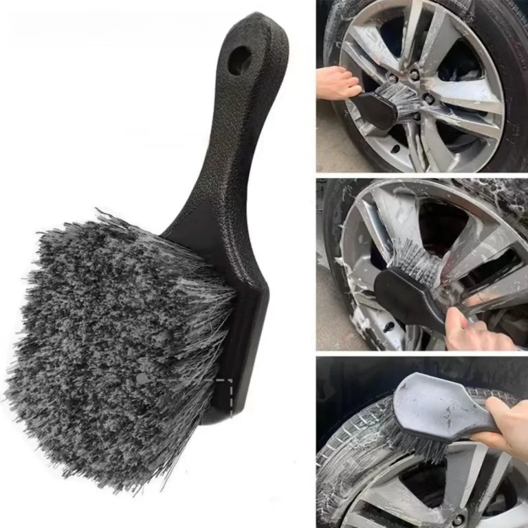 Auto Rad Reinigungs bürste Detail Bürste Kurz griff Reifen Felge Wasch bürste Fahrzeuge Reinigung Wartung Zubehör für Auto in eingestellt 2