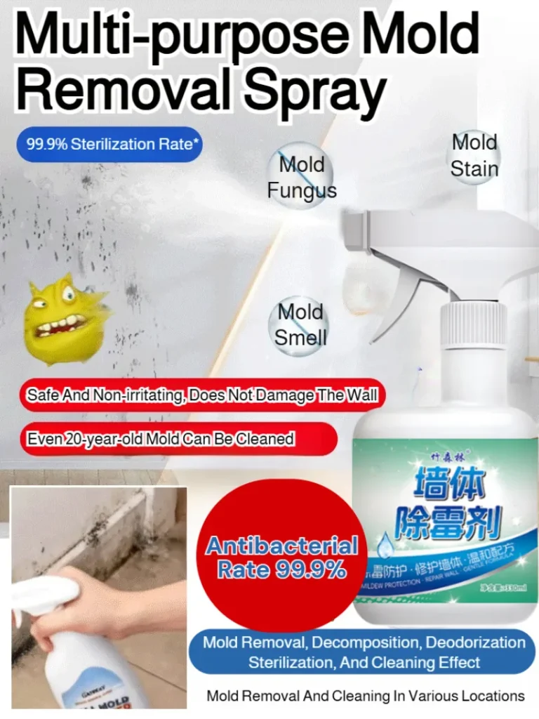 Haushalts-Schimmelentferner-Spray Große Kapazität Mehrzweck Schnelle Anwendung Einfach zu Verwenden für Küche Bad Wände