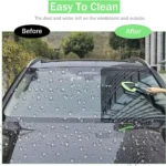 Auto Windschutzscheibe Reinigung Pinsel Set Mikrofaser Teleskop Fenster Glas Reiniger Auto Fenster Reiniger Fenster Schaben Nebel Eliminator 4