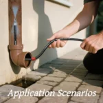 5 ~ 50 m Hochdruckreiniger Kanalisation Abfluss Wasser Reinigung Schlauch 5800PSI Hochdruck Rotierende Reinigung Düse Für Karcher Bosch Lavor 4