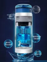 Automatischer Toilettenreiniger, Toilettenreiniger, Haushalts-Toilettenreiniger, Toilettenreinigungsflüssigkeit, blaue Blase, desodorierend, Entkalkung und Ye 3