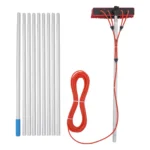 Reinigungsbürste für Fensterreinigungssystem und Stangenreinigungsset für Solarpanel, Solarpanel und Fensterreinigungsset für den Außenbereich, 7/8/10 Meter 5